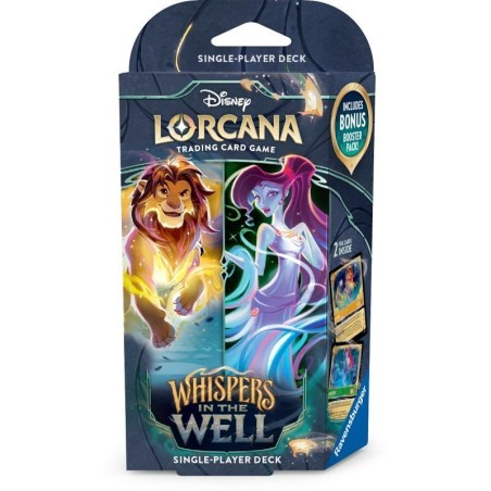 Lorcana TCG S10 Whispers in the Well Deck Mufasa and Megara