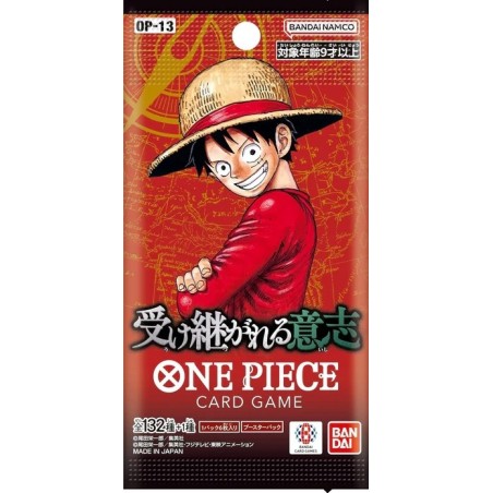 One Piece Card Game OP13 CARRYING ON HIS WILL Booster Pack