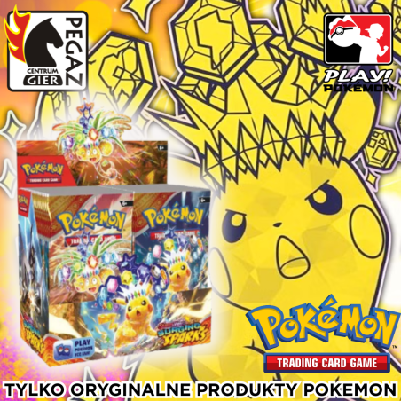 Pokemon TCG: Scarlet & Violet - Surging Sparks - Booster Box (36 boosterów) SEALED
