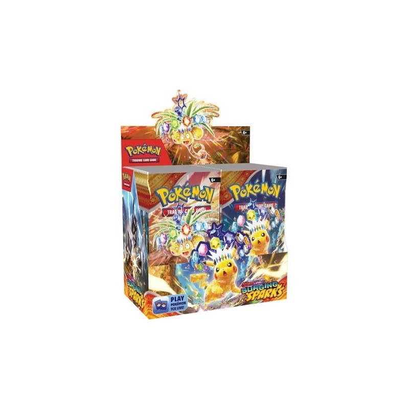 Pokemon TCG: Scarlet & Violet - Surging Sparks - Booster Box (36 boosterów) SEALED