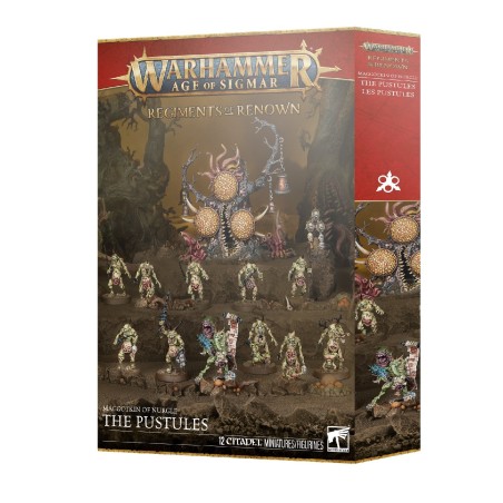 Warhammer Age of Sigmar Maggotkin of Nurgle Regiment of Renown: The Pustules