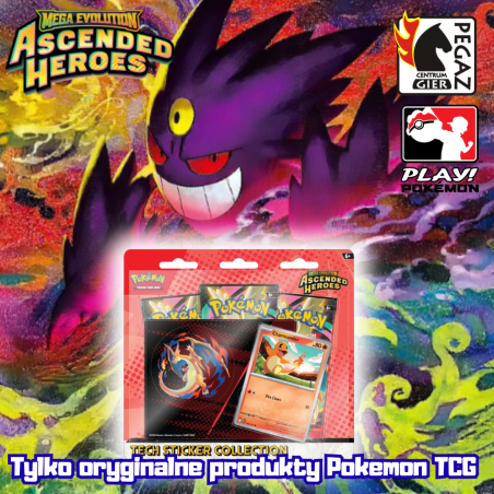 Pokemon TCG: Ascended Heroes - Tech Sticker Collection Charmander Mega Charizard Y