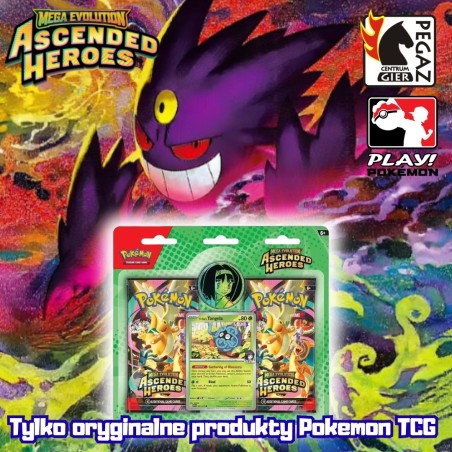 Pokemon TCG: Ascended Heroes - Trainer's 2-pack Blister Erika's Tangela