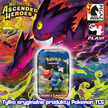 Pokemon TCG: Mega Evolution - Ascended Heroes - Mini Tin (losowy)