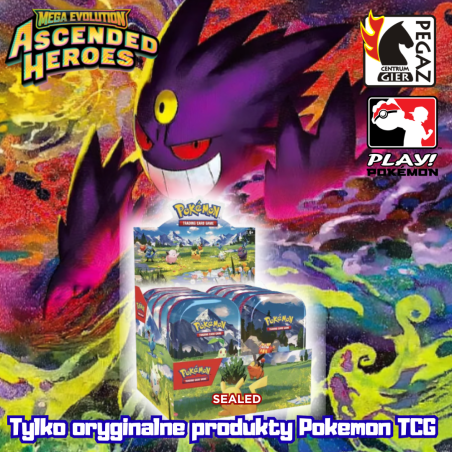 Pokemon TCG: Mega Evolution - Ascended Heroes - Mini Tin Bundle (10 puszek) SEALED