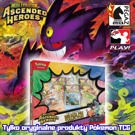 Pokemon TCG: Ascended Heroes - Deluxe Pin Collection - First Partners