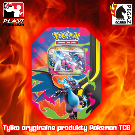 Pokemon TCG: Mega Charizard Tin - Mega Charizard X EX
