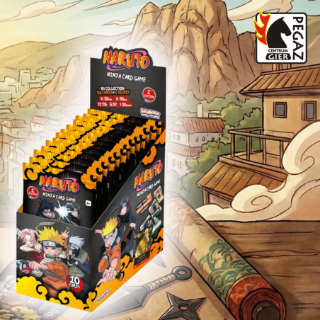 Naruto Mythos TCG: Konoha Shido SET Booster Box FIRST EDITION