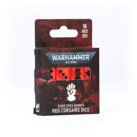 Warhammer 40.000: Chaos Space Marines Red Corsairs Dice