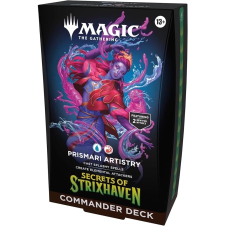 Magic: The Gathering® Secrets of Strixhaven Commander Deck Prismari Artistry (Ble Red)