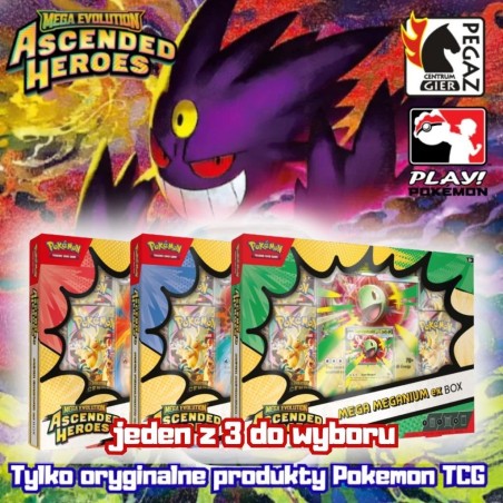 Pokemon TCG: Ascended Heroes - Meganium ex/Emboar ex/Feraligatr ex Box
