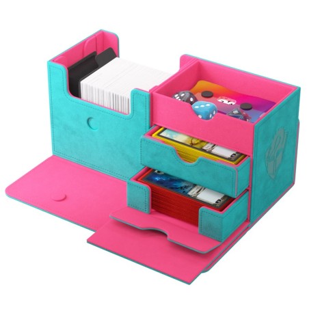 Pudełko Gamegenic: The Academic 133+ XL (Tolarian) - Teal/Pink