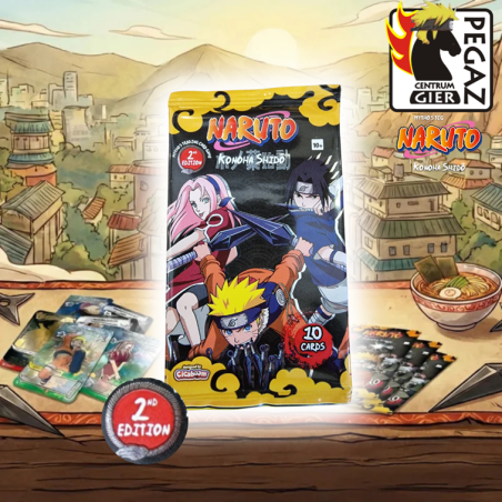 Naruto Mythos TCG Kohona Shido Booster Pack (SECOND EDITION)