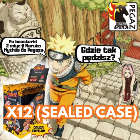 Naruto Mythos TCG: Konoha Shido SET Booster Case (12xBOX) Sealed SECOND EDITION