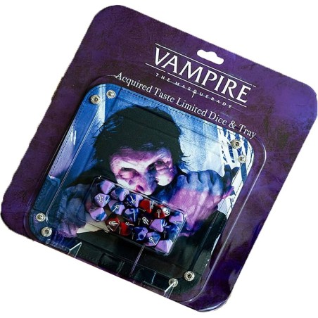 Wampira: Maskarada Acquired Taste Limited Dice & Tray
