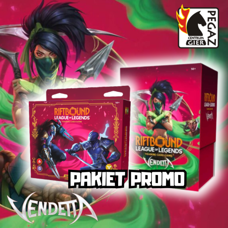Riftbound: League of Legends TCG Vendetta Vault +Starter Zed vs Shen PAKIET PROMO