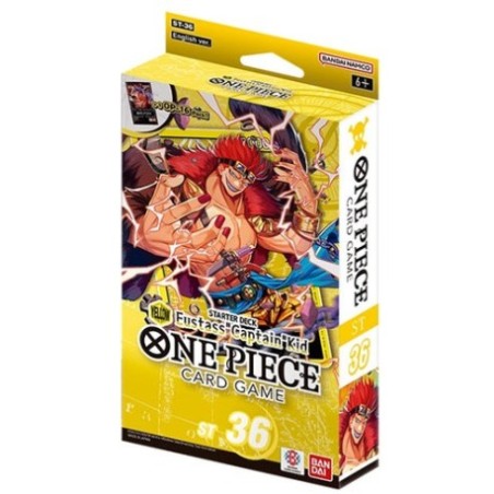 One Piece Card Game ST36 Yellow  Eustass „Captain” Kid Starter Deck