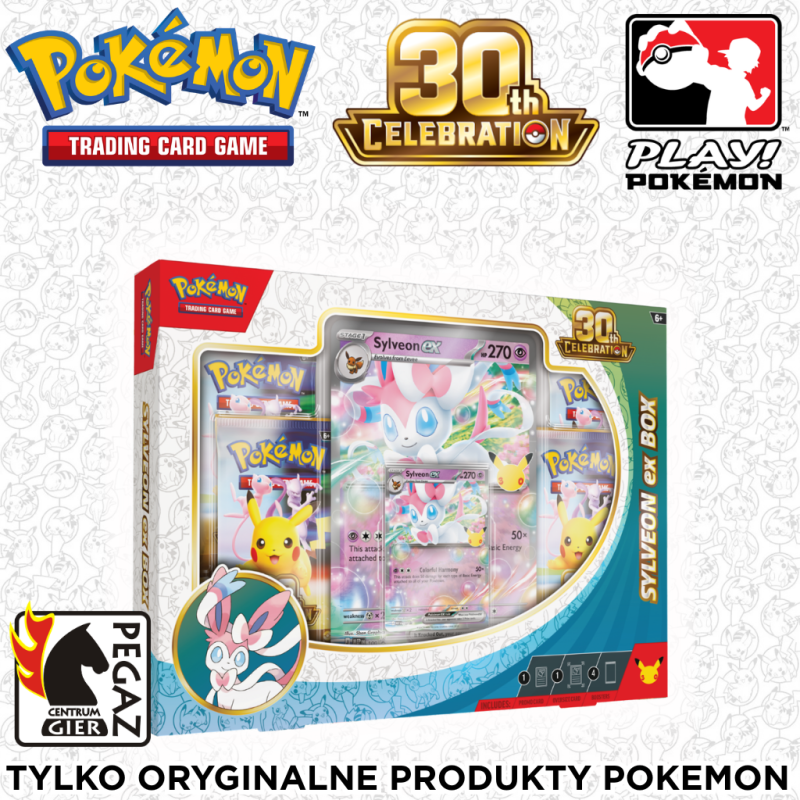 Pokémon TCG: 30th Celebration - Ex Box- Sylveon Ex