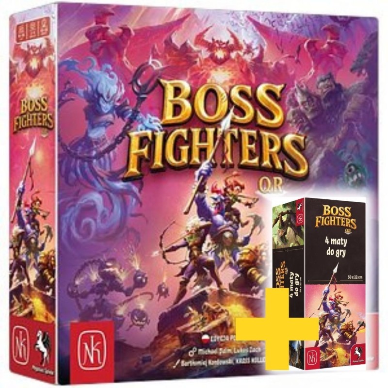 Boss Fighters QR + Maty do gry