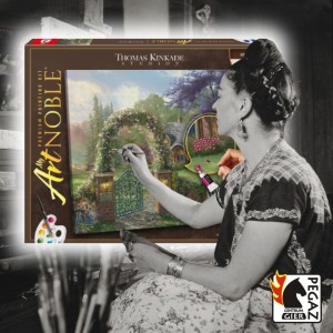 Zestaw do malowania THOMAS KINKADE - Domek kolibra