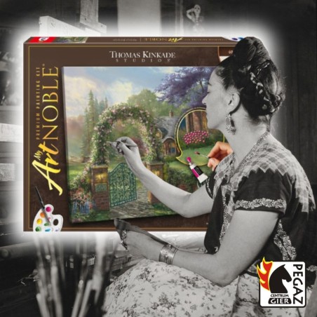 Zestaw do malowania THOMAS KINKADE - Domek kolibra