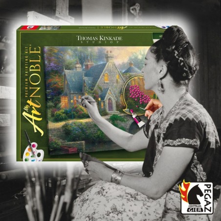 Zestaw do malowania THOMAS KINKADE - Dom pełen światła
