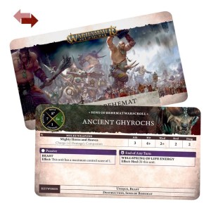 Warhammer Age of Sigmar: Sons of Behemat: Warscroll Cards