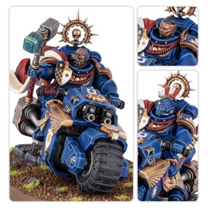 Warhammer 40.000: Space Marines - Captain on Bike