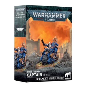 Warhammer 40.000: Space Marines - Captain on Bike