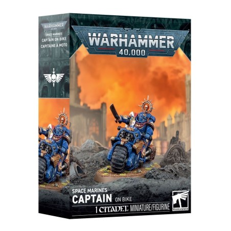 Warhammer 40.000: Space Marines - Captain on Bike