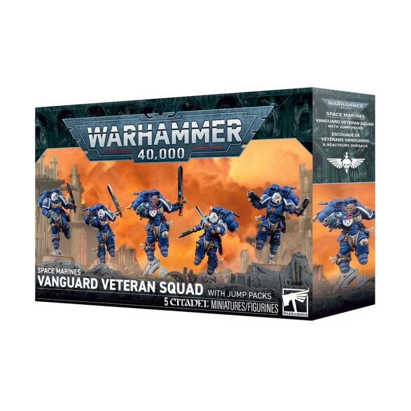 Warhammer 40.000: Space Marines - Vanguard Veteran Squad with Jump Packs