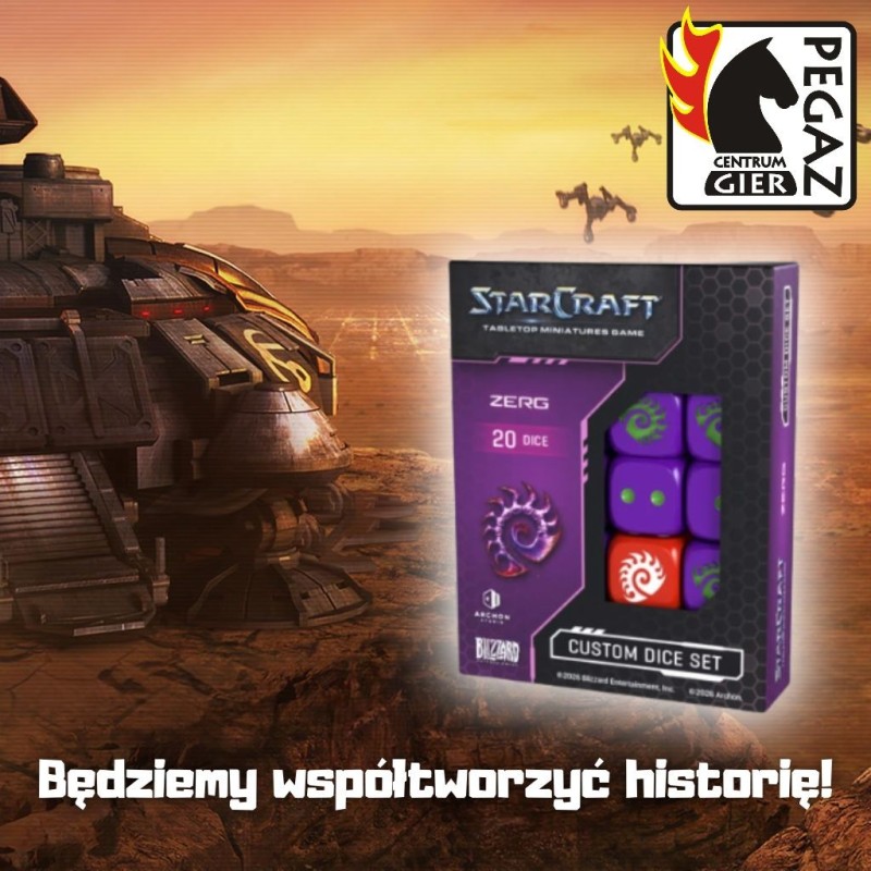 StarCraft- Armia Zerg: Custom Dice Set