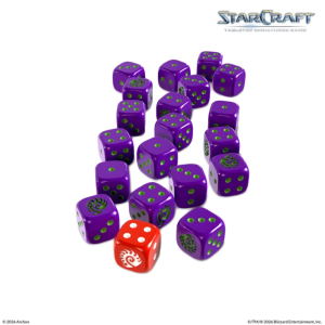 StarCraft- Armia Zerg: Custom Dice Set