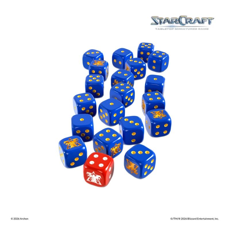 StarCraft- Armia Terran: Custom Dice Set
