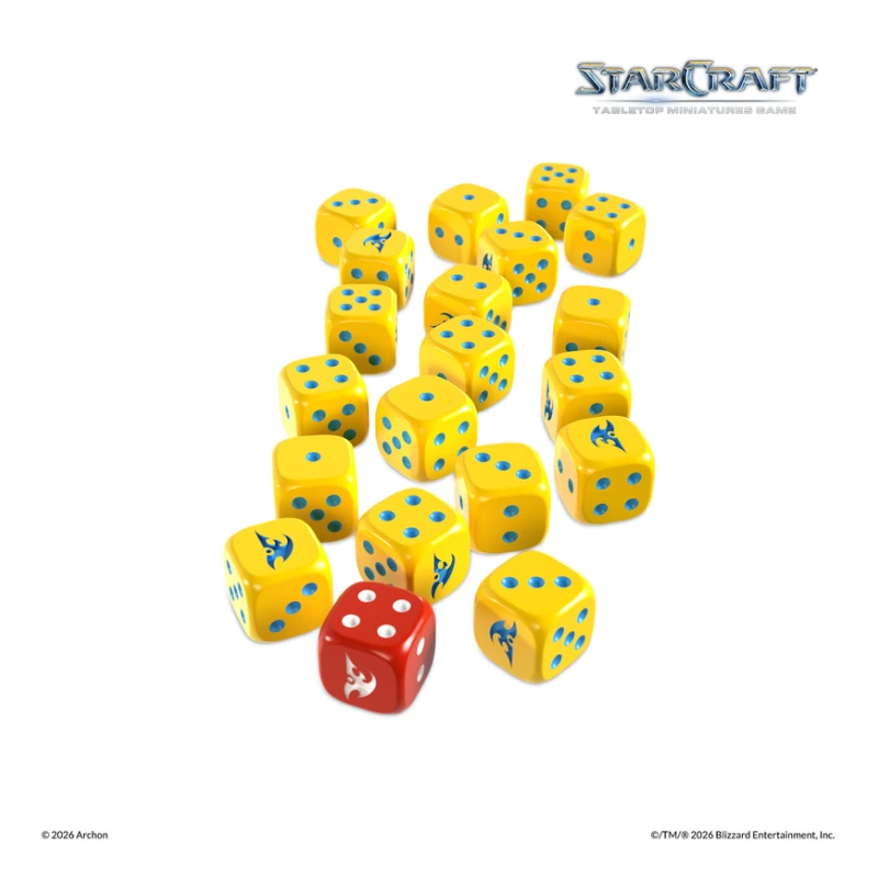 StarCraft- Armia Protoss: Custom Dice Set