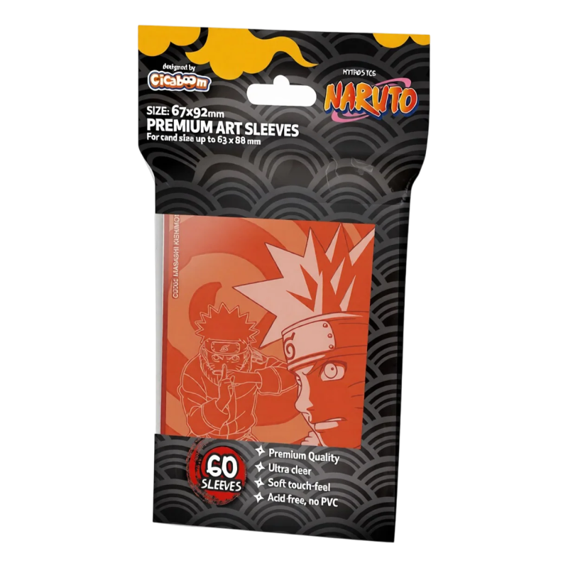 Naruto Mythos TCG: Premium Art Sleeves Orange Naruto