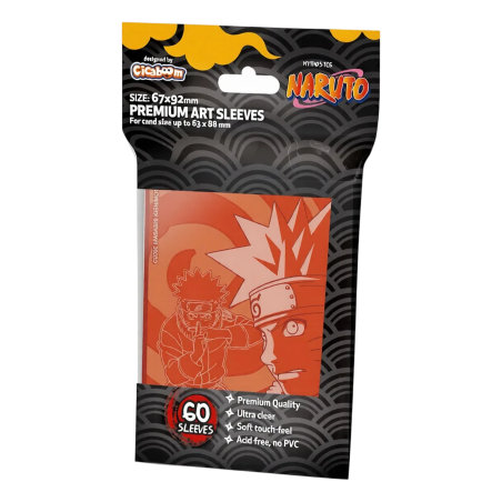 Naruto Mythos TCG: Premium Art Sleeves Orange Naruto