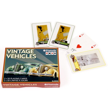 Karty do gry Luxury piatnik Vintage Vehicles