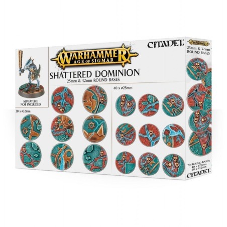 Warhammer Shattered Dominion 25 & 32mm Round Bases