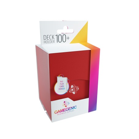 Pudełko Deck Holder 100+ na karty Gamegenic: Czerwona