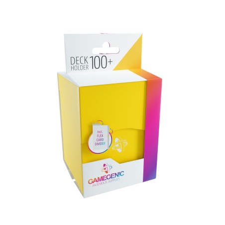 Pudełko Deckholder 100+ na karty Gamegenic: Żółte