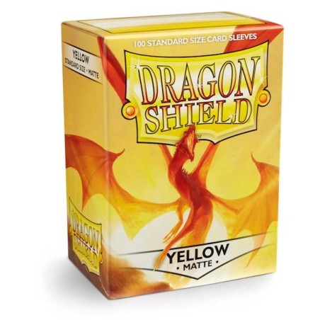 Yellow ‘Elichaphaz’ Dragons Shield 100 sztuk 88x63