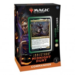Magic The Gathering:  Innistrad Midnight Hunt Talia Commander Coven Counters