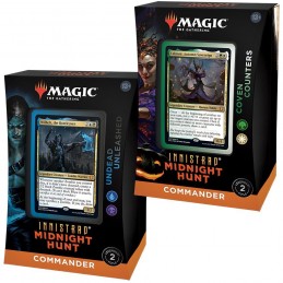 Magic The Gathering:  Innistrad Midnight Hunt Pakiet Talii Commander Coven Counters + Undead Unleashed