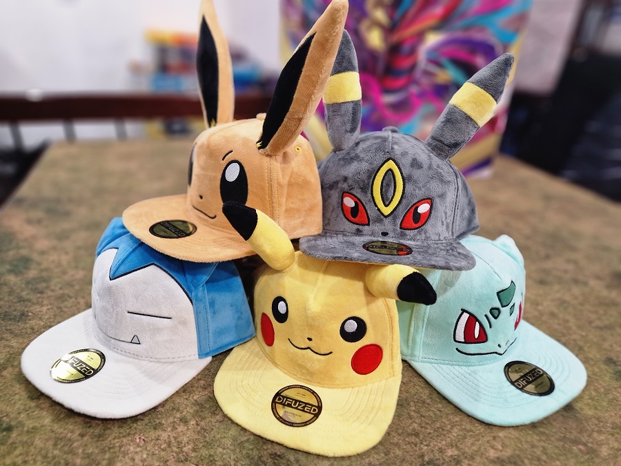 Oryginalne czapki Pokemon Difuzed